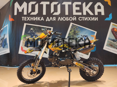 Питбайк BSE (БСЕ) EVO 110e Hotrod Red 14/12 M (мех. КПП) жёлтый