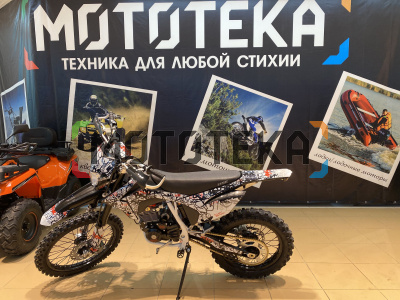 Мотоцикл кроссовый / эндуро BSE (БСЕ) Z10 L Graffiti White (030)