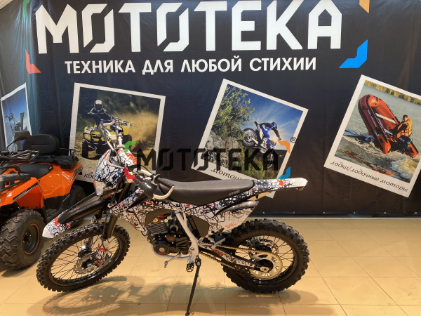 Мотоцикл кроссовый / эндуро BSE (БСЕ) Z10 L Graffiti White (030) | Мототека